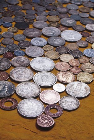 currency , money , old coins , india