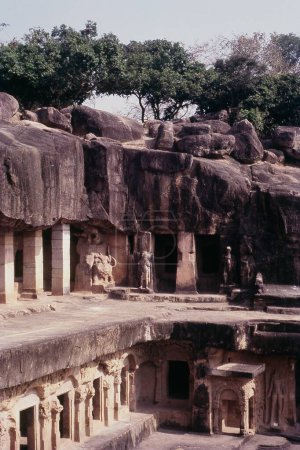 Udayagiri Jain Caves in Bhubaneswar, Orissa, India