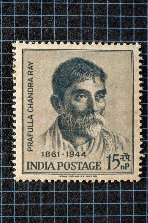 Photo for Vintage stamp of prafulla chandra ray, india, asia - Royalty Free Image