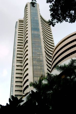 Bombay Stock Exchange building at Bombay Mumbai ; Maharashtra ; India