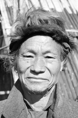 Photo for Nocte elder, Tirap, Arunachal Pradesh, India 1982 - Royalty Free Image