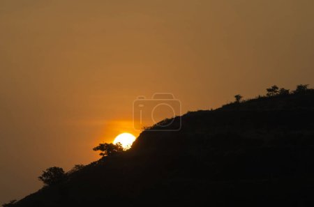 Photo for Sunrise at Malshej ghat, Pune, Maharashtra, India, Asia - Royalty Free Image