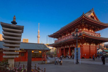Téléchargez les photos : Temple Asakusa sensoji, tokyo, Japon - en image libre de droit