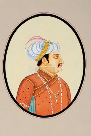 Foto de Pintura en miniatura del emperador mughal Jahangir - Imagen libre de derechos