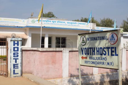 Photo for International Youth Hostel, Khajuraho, Madhya Pradesh, India, Asia - Royalty Free Image