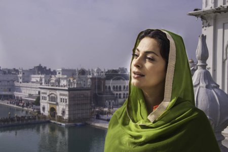Photo for Indian bollywood actress Juhi Chawla Amritsar Punjab India Asia - Royalty Free Image