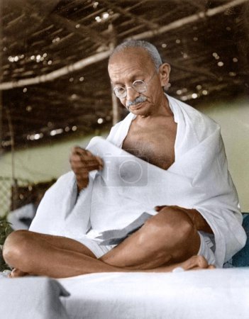Foto de Mahatma Gandhi Constructive Workers Conference, Madras, Tamil Nadu, India, Asia, 24 de enero de 1946 - Imagen libre de derechos