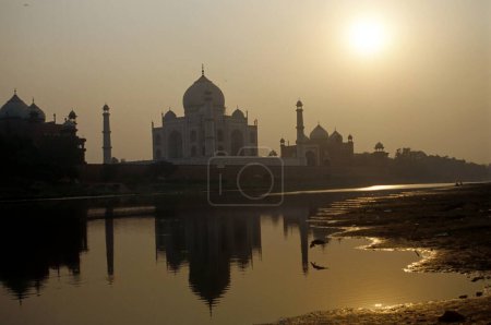 Photo for Seventh Wonder of The World Taj Mahal ; Agra ; Uttar Pradesh ; India - Royalty Free Image