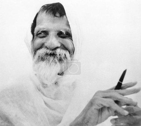 Téléchargez les photos : Défenseur indien de la non-violence, nu vinoba, Inde, Asie, 1962 - en image libre de droit