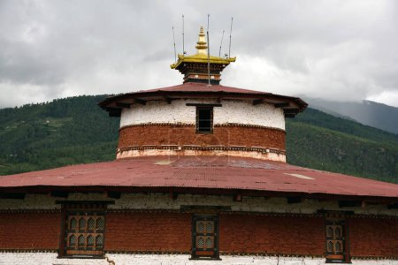 Téléchargez les photos : Fenêtre, Musée national, Paro, Bhoutan, Asie - en image libre de droit