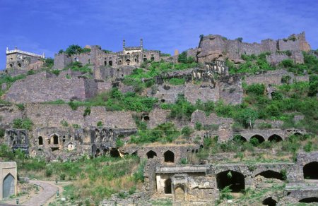 Golconda Fort, Hyderabad, Andhra Pradesh, Inde