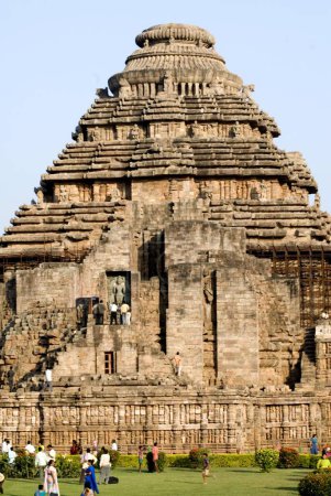 Téléchargez les photos : Temple solaire de Konarak Monument du patrimoine mondial ; Konarak ; Orissa ; Inde - en image libre de droit
