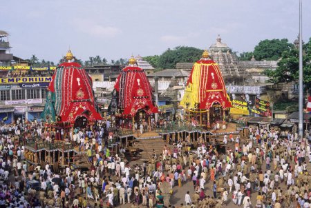 Photo for Rath Yatra Festival, Puri, Orissa, India - Royalty Free Image