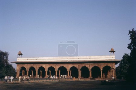 View of Diwan-i-Am, Red fort, Delhi, India, Asia