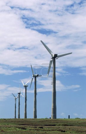 Energie - Windmühlen am Tag
