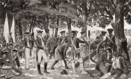 Téléchargez les photos : Khusrau contraint d'observer les partisans Bataille de Plassey, 23 juin 1757 - en image libre de droit