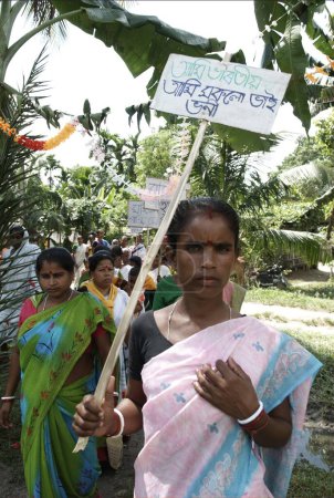 Photo for Women movement, NGO Action North-east Trust (ANT), Bongaigaon, Assam, India - Royalty Free Image