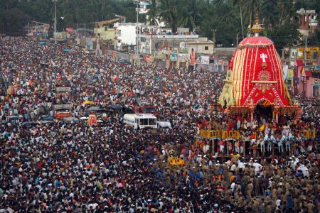 Photo for Rath yatra or Cart festival of Jagannath, Puri, Orissa, India - Royalty Free Image