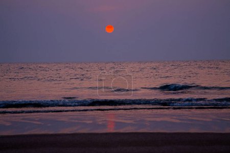 Photo for Arabian Sea background at Aksa beach ; Bombay Mumbai ; Maharashtra ; India - Royalty Free Image