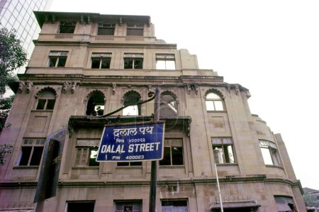 Old Bombay Stock Exchange (BSE) en Dalal Street, Bombay Mumbai, Maharashtra, India Bombay Mumbai, Maharashtra, India