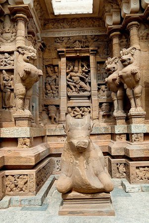 Foto de Templo de Kailasanatha en, Kanchipuram, Kancheepuram, Tamil Nadu, India - Imagen libre de derechos