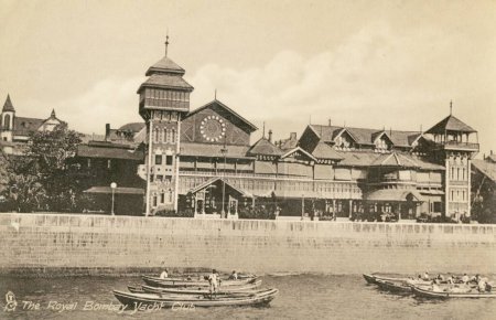 Téléchargez les photos : Ancien millésime 1900 Royal Bombay Yacht Club RBYC, Bombay, Mumbai, Maharashtra, Inde, Asie - en image libre de droit