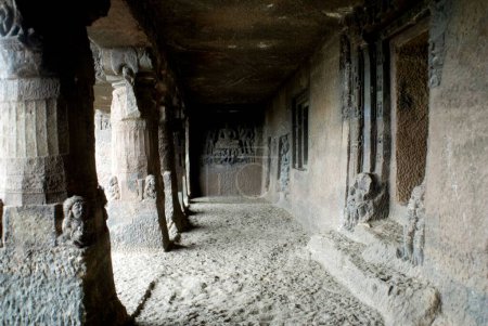 Téléchargez les photos : Grottes d'Ellora ; Aurangabad ; Maharashtra ; Inde - en image libre de droit