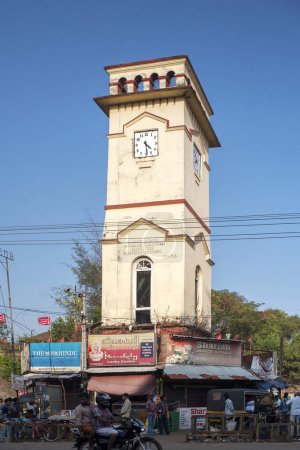Foto de Torre del reloj Chinnakada, Kollam, Kerala, India, Asia - Imagen libre de derechos