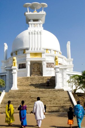 Photo for Peace Pagoda at Dhauli; Orissa, India - Royalty Free Image