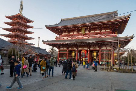 Foto de Asakusa sensoji templo, tokyo, japón - Imagen libre de derechos