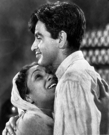 Photo for Indian Bollywood actor and actress, Dilip Kumar Lalita Pawar, India, Asia, 1952 - Royalty Free Image