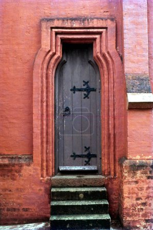 Photo for Door of saint george church , Wellington , Connor , Nilgiris , Tamil Nadu , India - Royalty Free Image