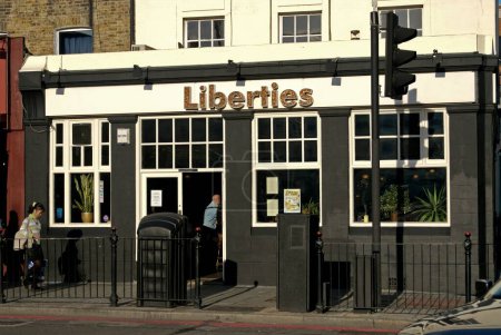 Photo for Liberties restaurant ; Camden town market ; London ; U.K. United Kingdom England - Royalty Free Image