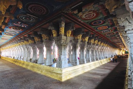 Ramanathaswamy temple , Rameswaram Rameshvaram , Tamil Nadu , India
