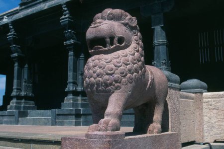 Photo for Lion, Shripada Mandapam, Vivekananda Rock Memorial, Kanyakumari, Tamil Nadu, India, Asia - Royalty Free Image