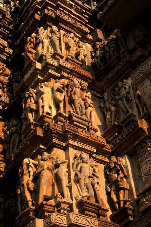 Kandariya Mahadev Tempel Khajuraho Madhya Pradesh Indien Asien
