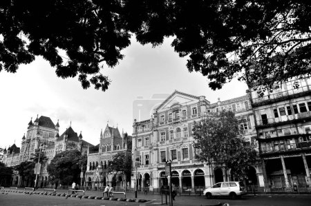 Photo for Elphinstone College, David Sassoon Library, Army and Navy Building, Esplanade Mansion, Kala Ghoda, Fort, Bombay, Mumbai, Maharashtra, India, Asia - Royalty Free Image