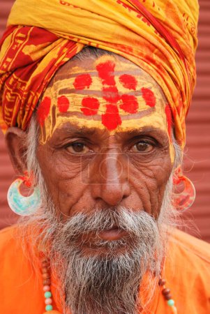 Téléchargez les photos : Portrait de sadhu, Jaisalmer, Rajasthan, Inde - en image libre de droit