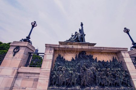 Téléchargez les photos : Sculpture au Victoria Memorial, Kolkata, Bengale occidental, Inde, Asie - en image libre de droit