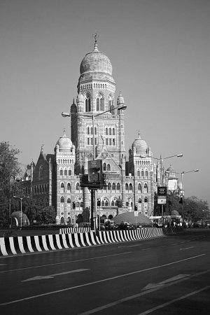 Photo for Brihanmumbai Mahanagar Palika Municipal Corporation Building Mumbai Maharashtra India Asia Jan 2011 - Royalty Free Image