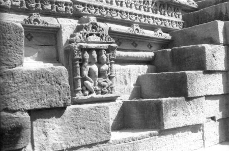 Photo for Shiva parvati statue, modhera Hindu sun temple, Mehsana, Gujarat, India, Asia - Royalty Free Image