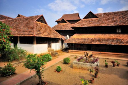 Parts of padmanabhapuram palace at tamil nadu india Asia