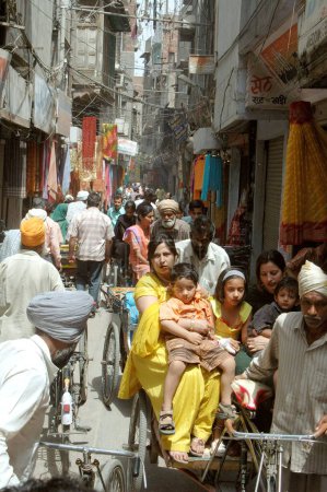 Photo for View of lane, Amritsar, Punjab, India - Royalty Free Image