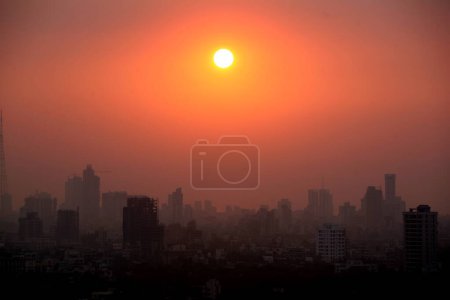 Foto de Un horizonte central de Mumbai, Bombay Mumbai, Maharashtra, India - Imagen libre de derechos