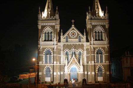 Foto de Mount Marry Church, Bandra, Bombay Mumbai, Maharashtra, India - Imagen libre de derechos