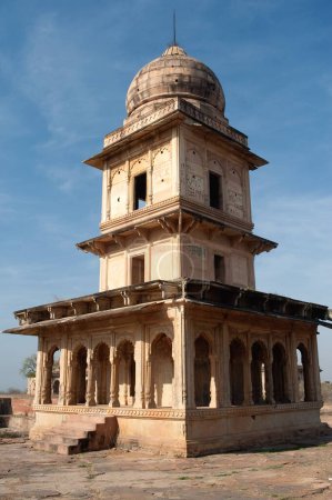 Foto de Cenotafio de bhimsiha ranas en el fuerte de Gwalior, Madhya Pradesh, India - Imagen libre de derechos
