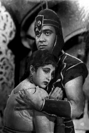 Téléchargez les photos : Actrice et comédienne indienne Prem Nath, Beena Rai, Inde, Asie, 1957 - en image libre de droit