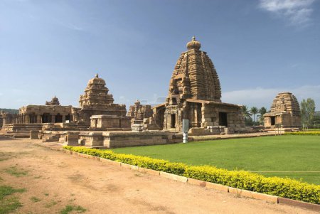 Patrimoine mondial de l'UNESCO ; temples à Pattadakal ; Karnataka ; Inde