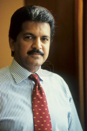 Photo for Anand Mahindra , Vice Chairman and Managing Director of Mahindra & Mahindra Ltd. , india - Royalty Free Image