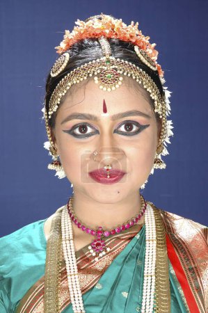 Photo for Bharatnatyam, Indian Classical Dance - Royalty Free Image